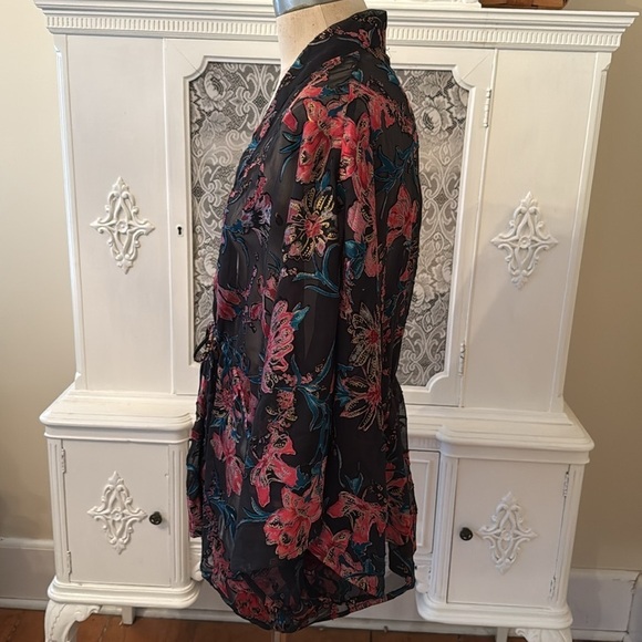 Free People Floral Burnout Kimomo - Picture 2 of 12